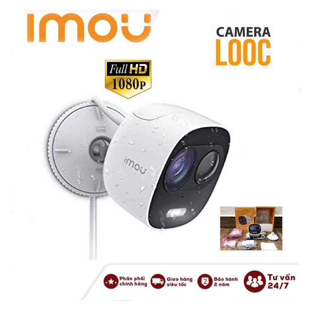 [HCM](SALE HOT) Top Camera Không Dây Giá Rẻ - Camera Wifi Không Dây 2021 Camera Wifi Camera An Ninh Không Dây DAHUALOOC IPC-C26EP IMOU 2MP Xoay 360 Độ Quay Đêm Có Màu Đàm Thoại 2 ChiềuCòi Báo Chống Trộm Xoay Theo Đối Tượng Chuyển ĐộngChống Nước Độ Phân