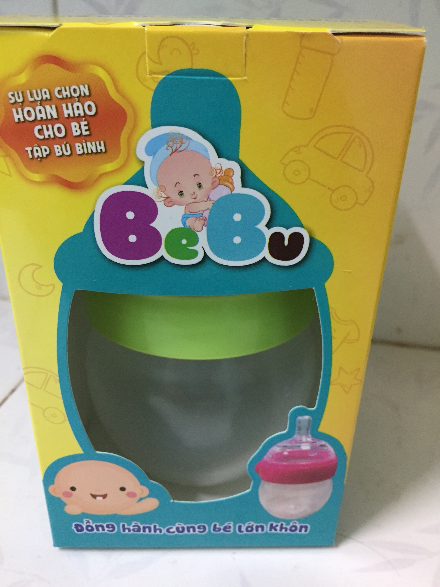 Bình sữa Bebu - ti mềm như ti mẹ