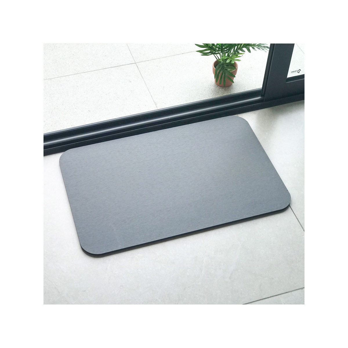 Thảm cứng siêu thấm Nhật Bản Size to 60x39x0.9 cm (Xanh) - Thảm đá siêu thấm Nhật Bản KT 60 x 39 x 0.9 cm -Thảm cứng đá Diatomite siêu thấm Nhật Bản cỡ lớn Moiss MS-60CM - Thảm cứng siêu thấm hút nước cực nhanh