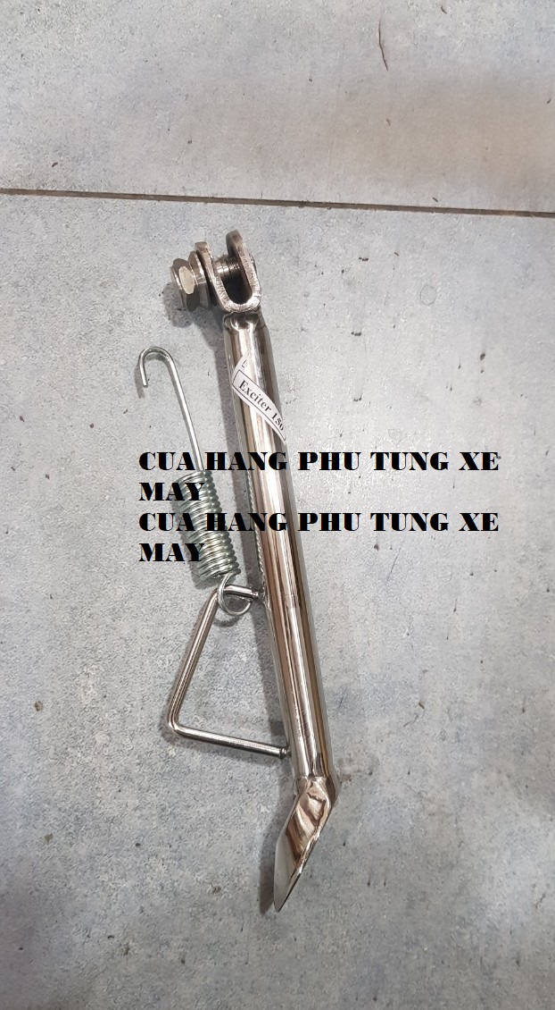 Chống nghiêng gắn xe Exciter 150 inox đặc kèm lò xo và ốc gắn