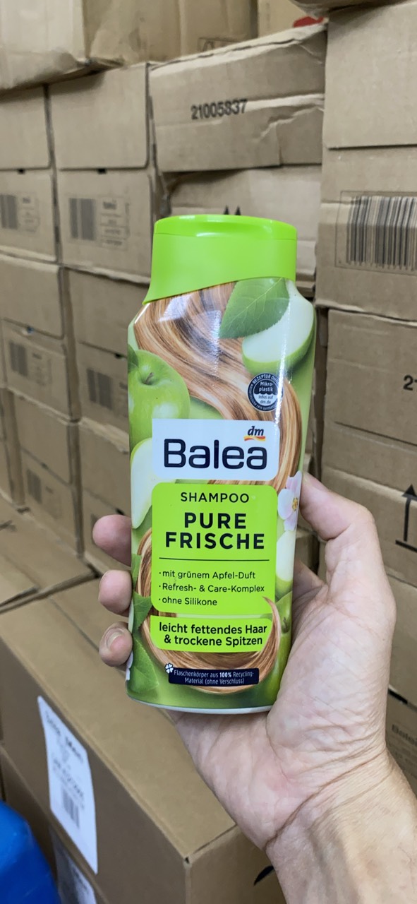Dầu Gội cho tóc dầu, khô xơ Balea Shampoo Pure Frische 300ml, hàng nội địa Đức !