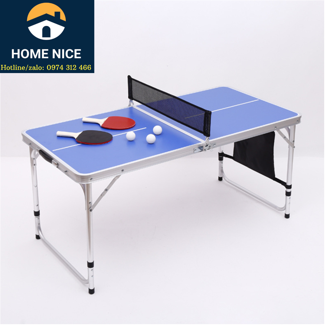 Bàn bóng bàn gấp gọn mini thông minh, Bàn bóng bàn thể thao trong nhà đa năng