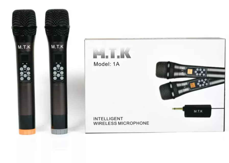 [ XẢ KHO - GIAO HỎA TỐC ] Micro Không Dây Đa Năng MTK 1A Tiếng Mic Trong Sáng Hát Nhẹ - Chỉnh Được Bass Treble Echo Volume Ngày Trên Mic, Màn Hình LED Sắc Nét - Micro Không Dây Chống Hú Cho Loa Kéo Amply Mixer Vang Cơ Bảo Hành 12 Tháng