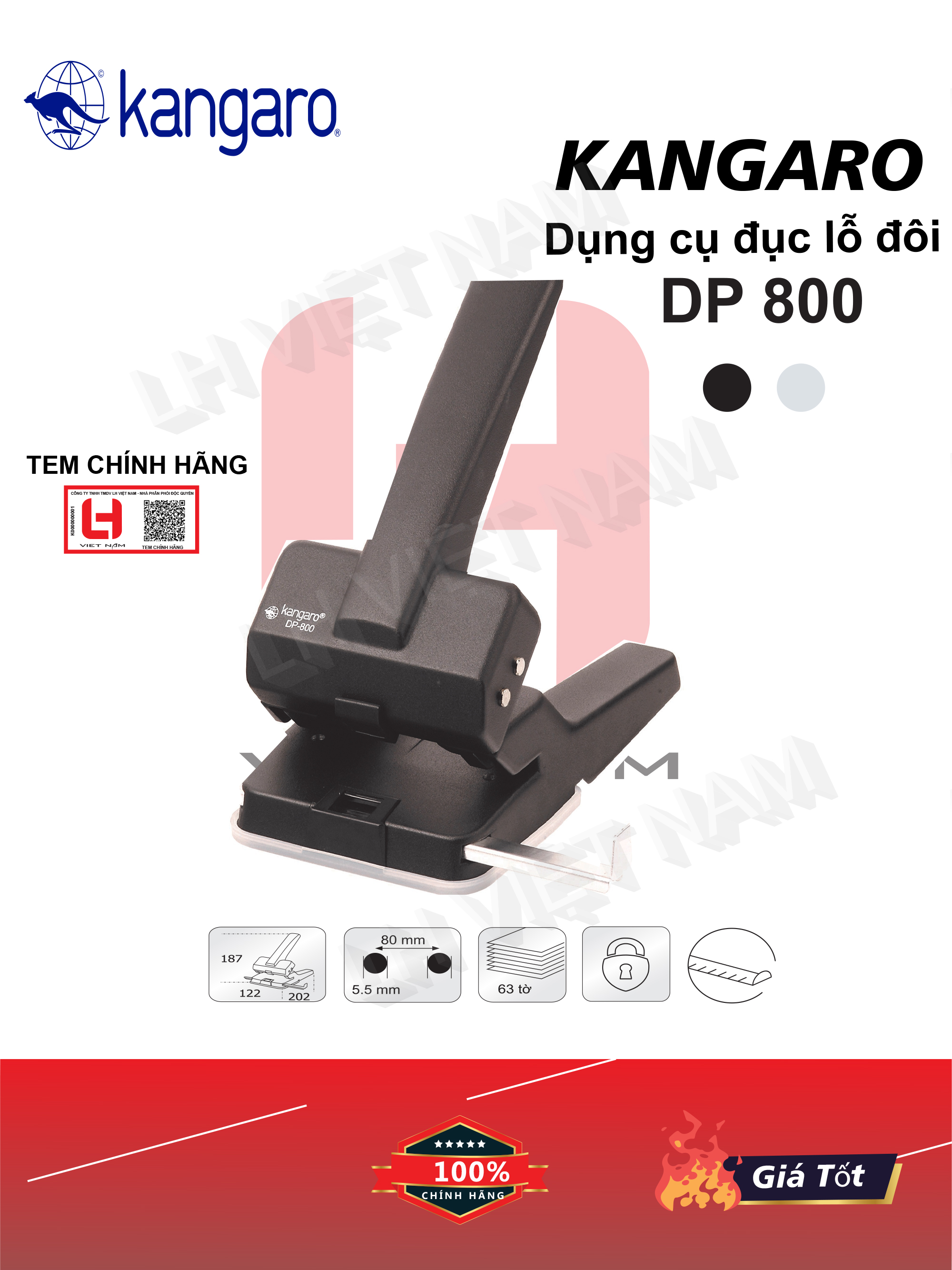 Dp-800 kangaro máy bấm lỗ