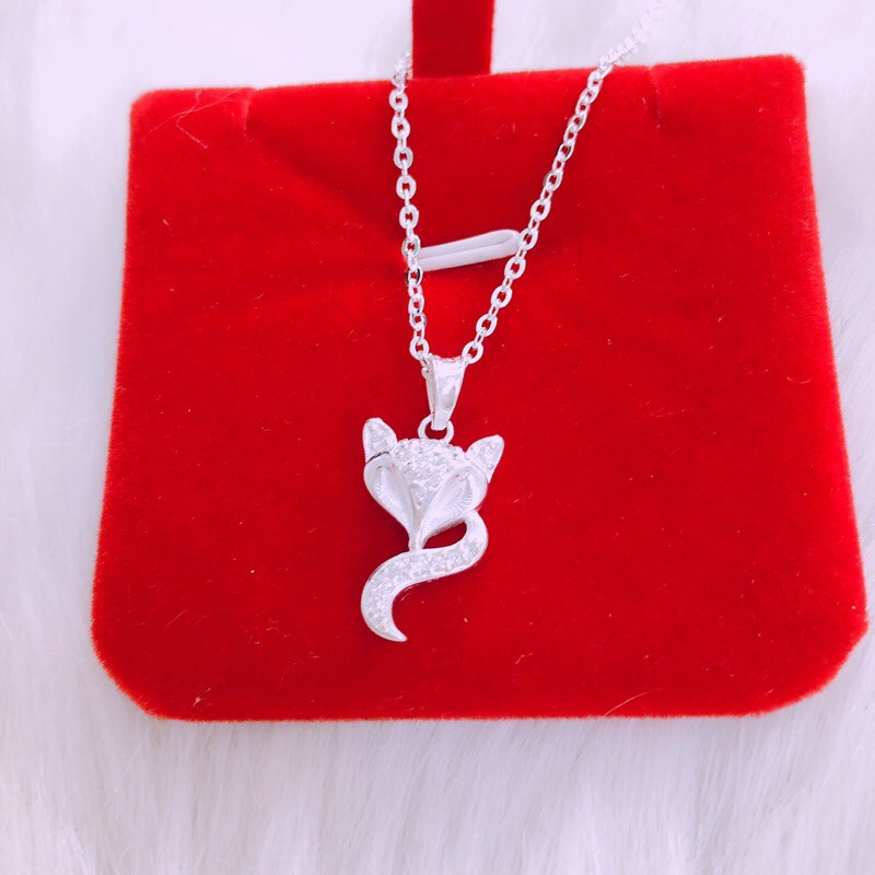 Dây Chuyền Hồ Ly Đuôi Dài  - TRANG SỨC BẠC TNJ CAM KẾT HÀNG CHUẨN ẢNH, CHẤT LƯỢNG TỐT, PHỤC VỤ TẬN TÌNH, CHU ĐÁO