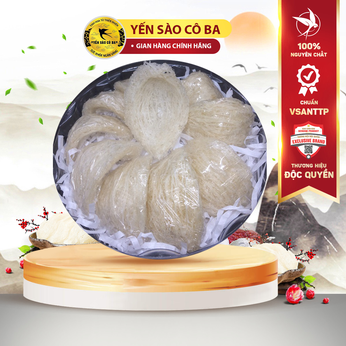 Tổ yến sợi đặc biệt - hộp 50gr - 100gr + quà tặng --nguyên chất 100% không tẩm đường