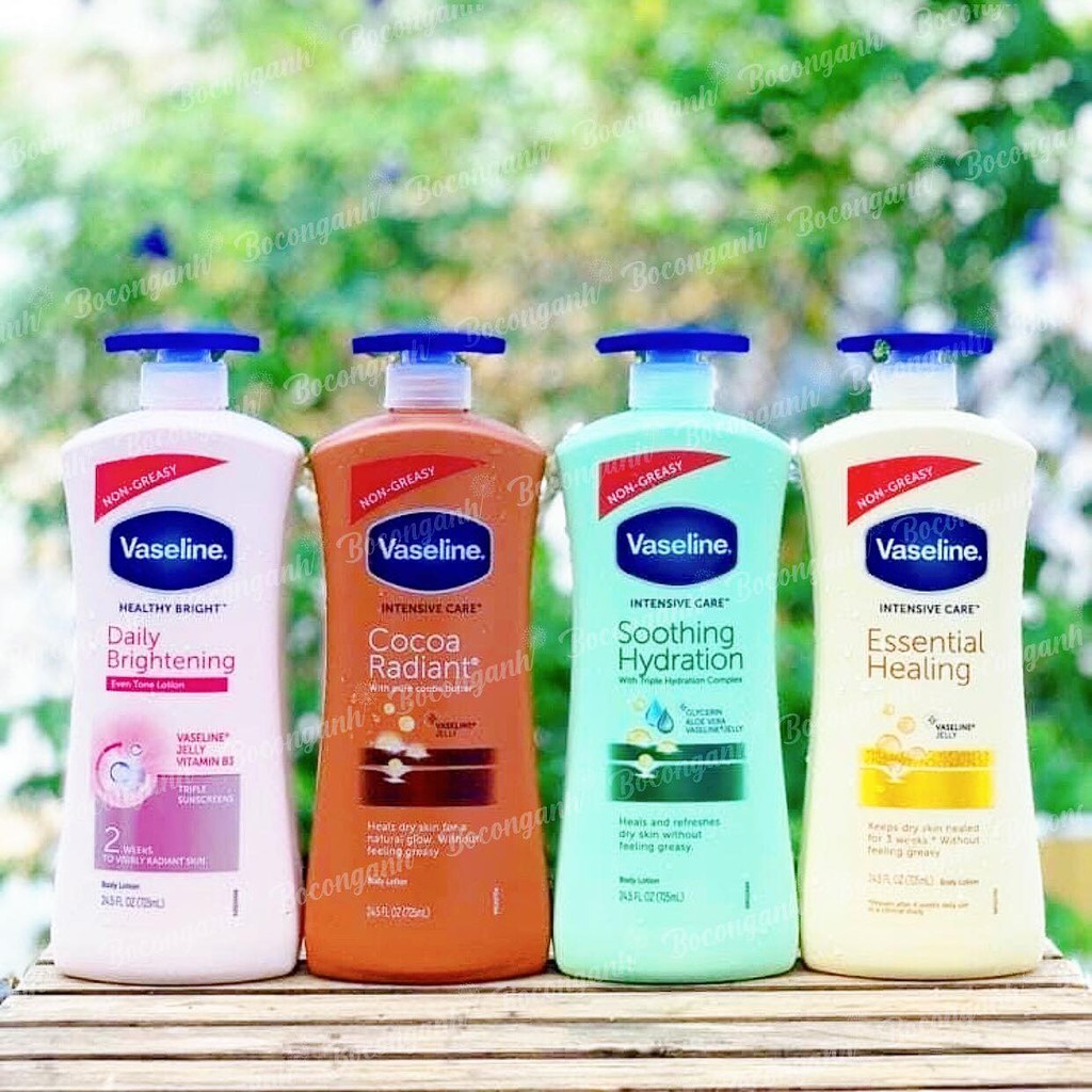 Dưỡng ẩm trắng da body vaseline 725ml