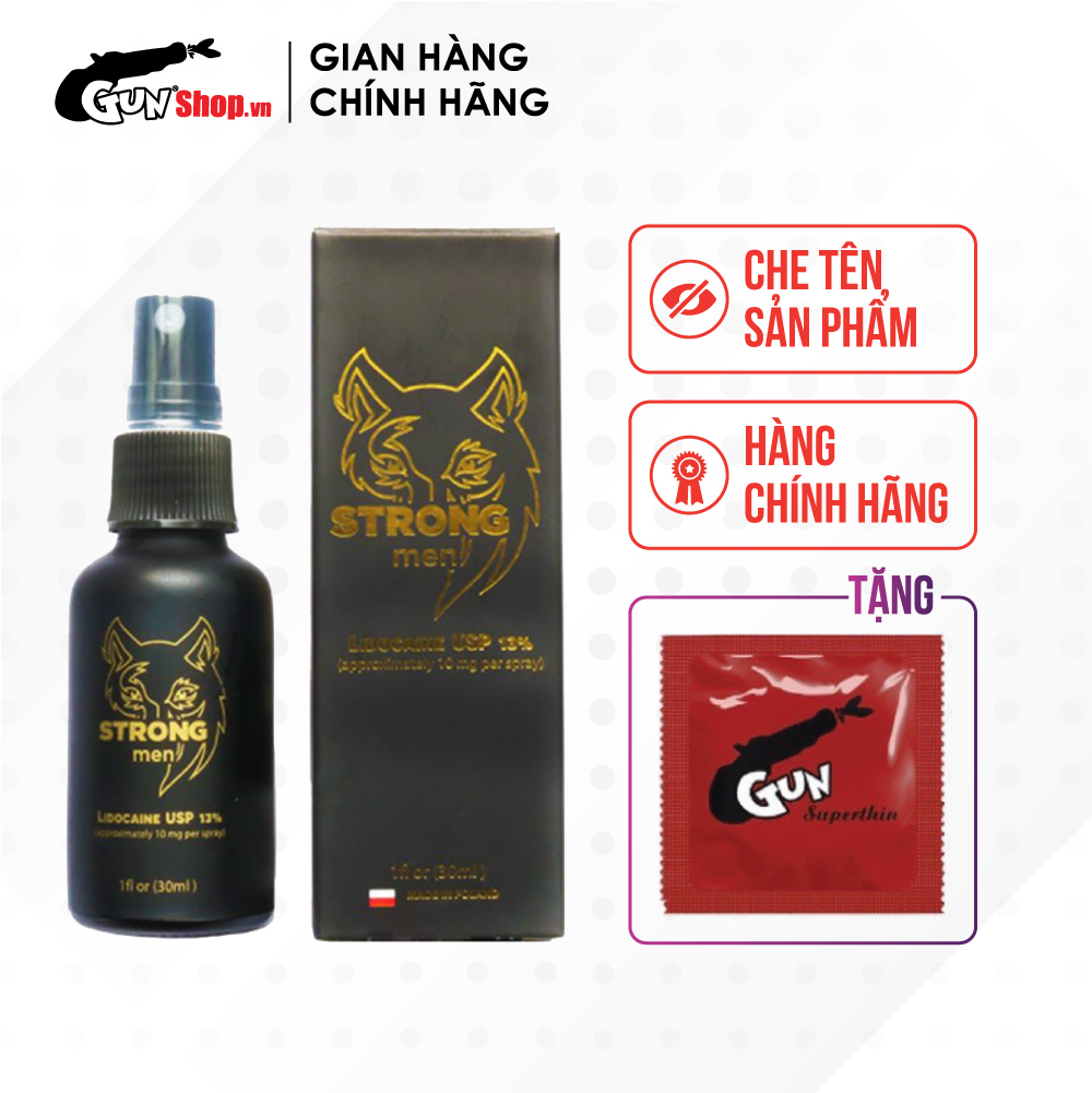 Chai xịt balan strong - kéo dài thời gian - kèm 1 chiếc bcs gunshop - 3324