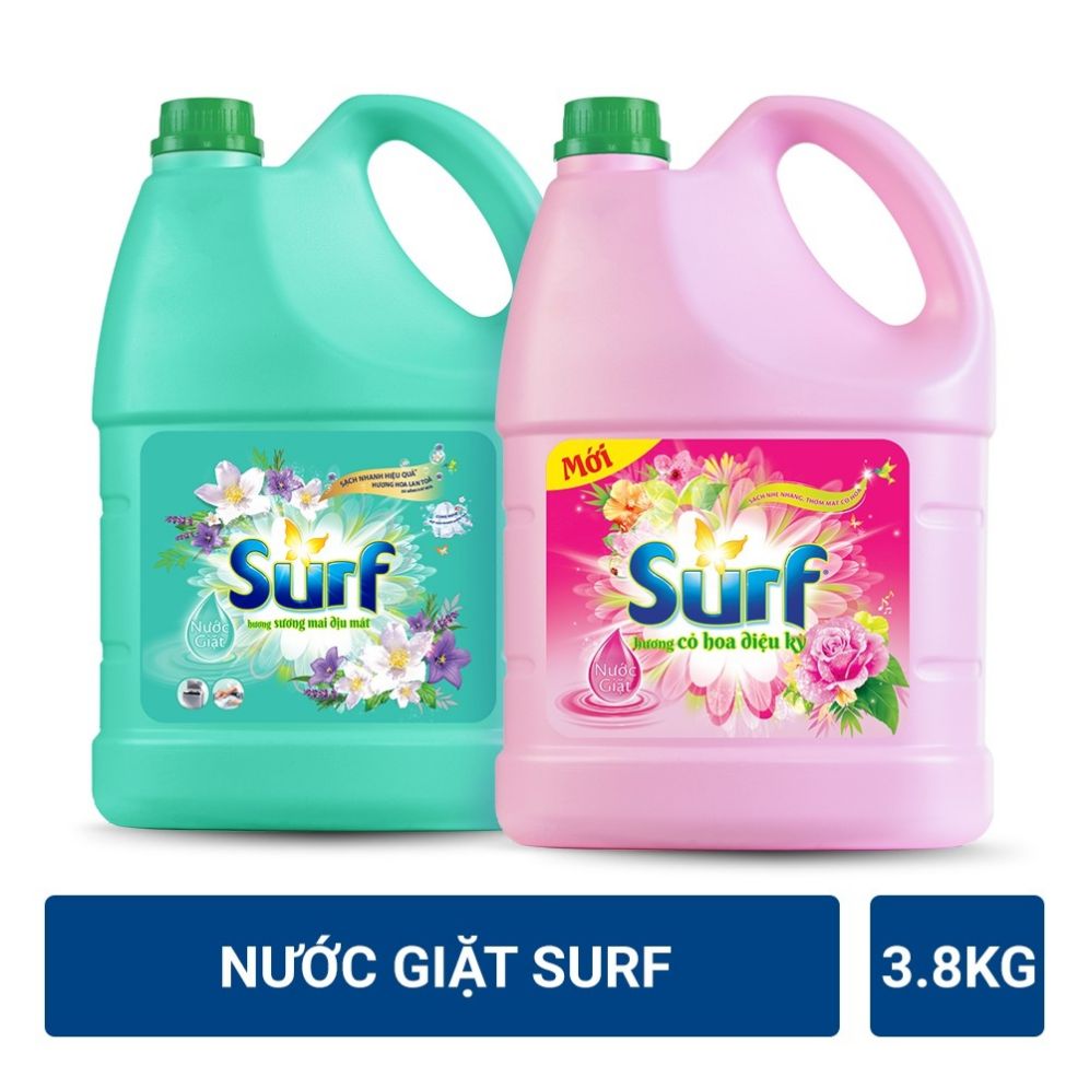 Combo 2 can nước giặt surf 3.8kg