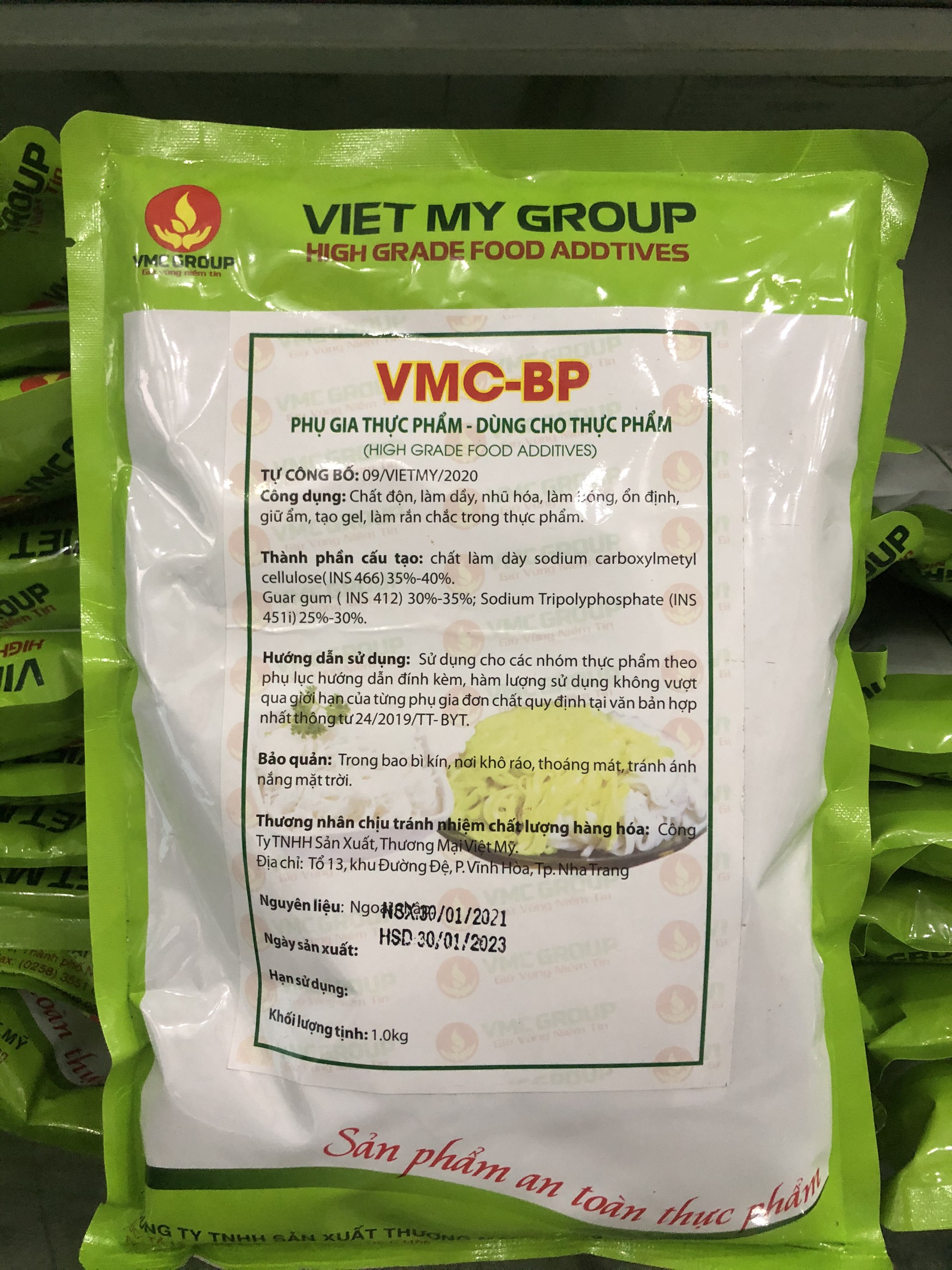 Phụ gia tạo DAI, BÓNG cho BÚN PHỞ VMC BP