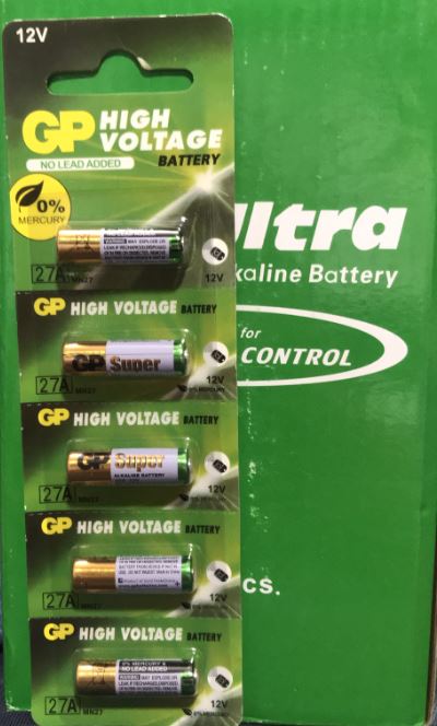 Vỉ 5 viên pin 12v - 27a chính hãng gp