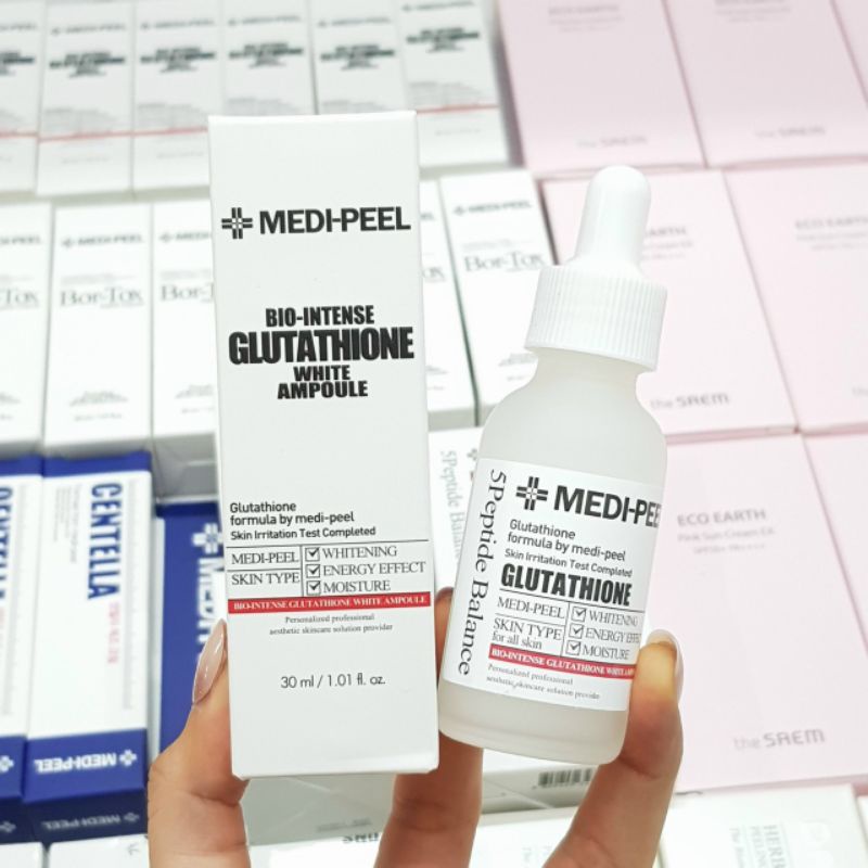[Vỏ Mới] Tinh Chất Dưỡng Trắng Da Medi Peel Glutathione White Ampoule Serum 30ml
