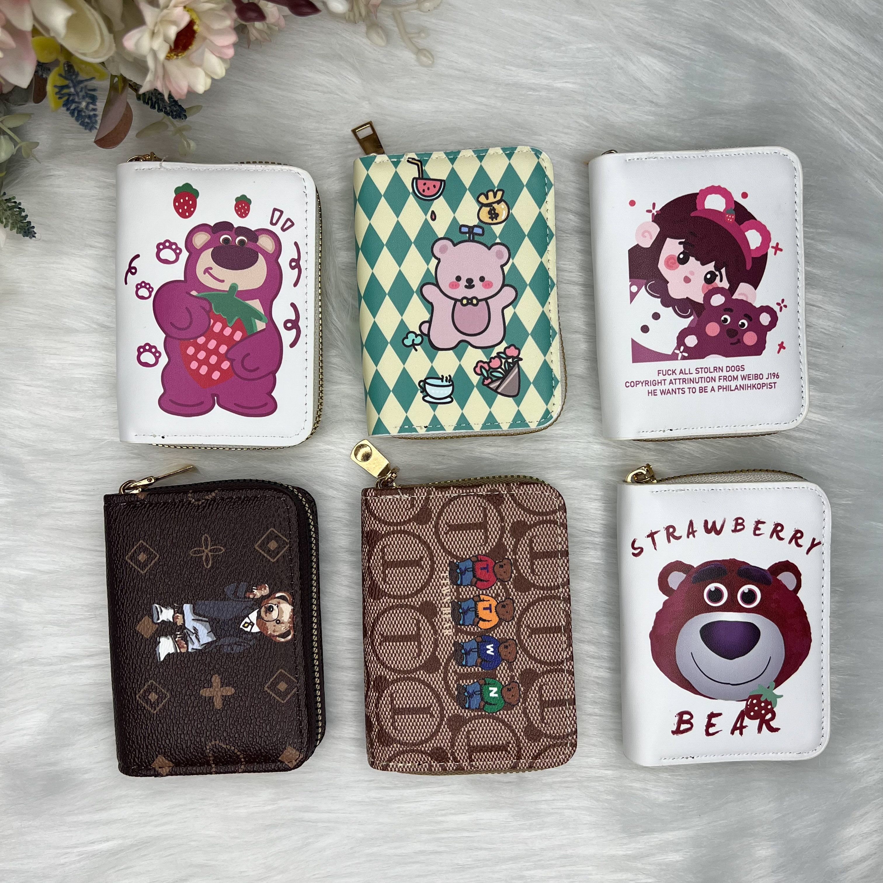 Ví nữ mini cute nhiều ngăn đựng thẻ ATM giấy tờ