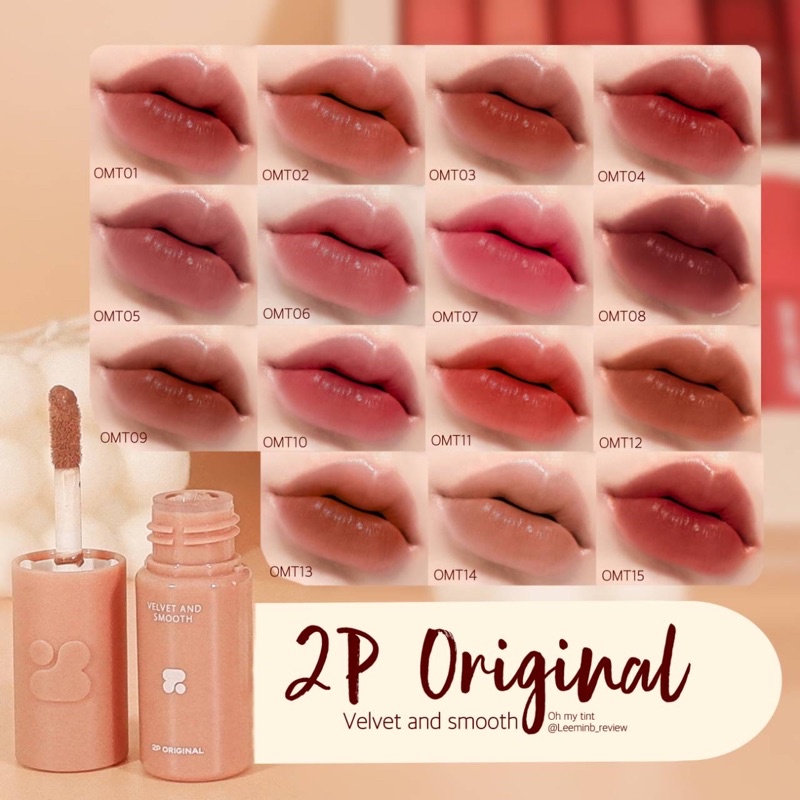 Son oh my tint by 2p velvet and smooth nội địa thái