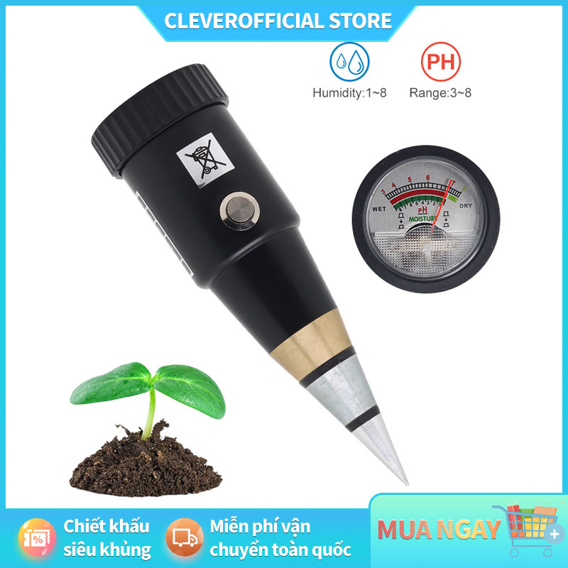 Máy đo độ ph và độ ẩm đất vt-05n, dùng đo độ ph cho vườn cây ăn trái, trồng lúa
