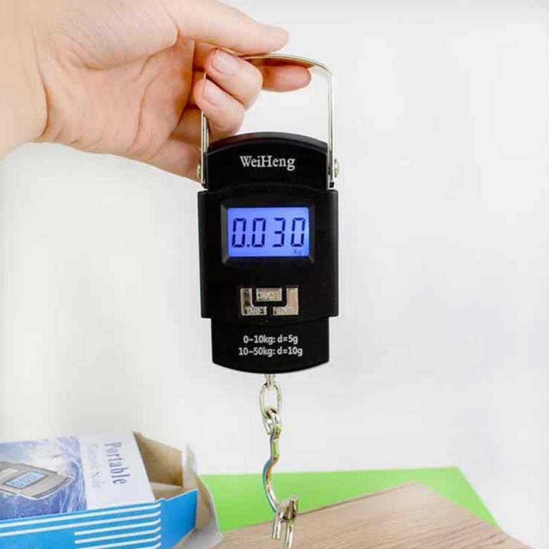 Cân điện tử mini 50kg cân hành lý xách tay giá rẻ