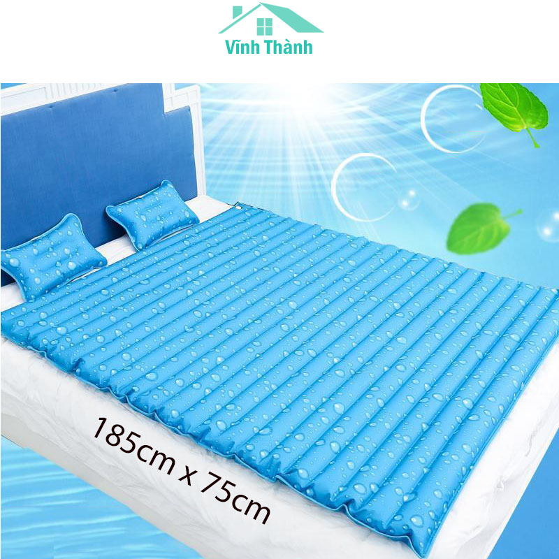 Đệm Nước Nằm Mát Gia Đình Cao Cấp Hạ Nhiệt Mùa Hè Rộng 75cm Dài 185cm
