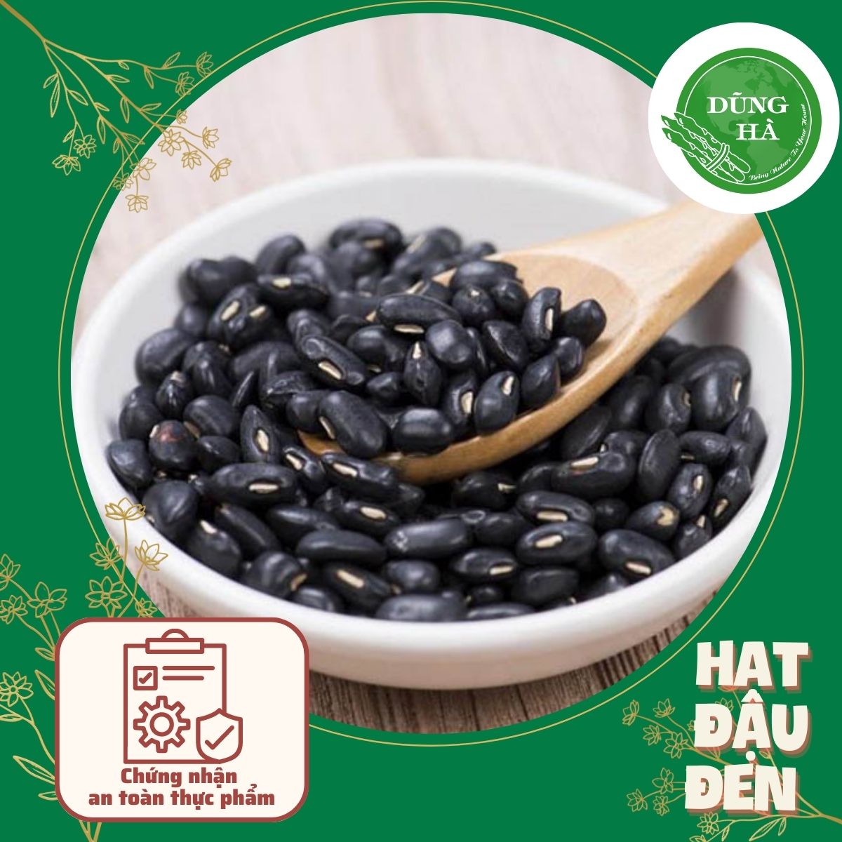 Hạt đậu đen ( đỗ đen ) nguyên liệu nấu chè, được thu hoạch theo tiêu chuẩn VietGap