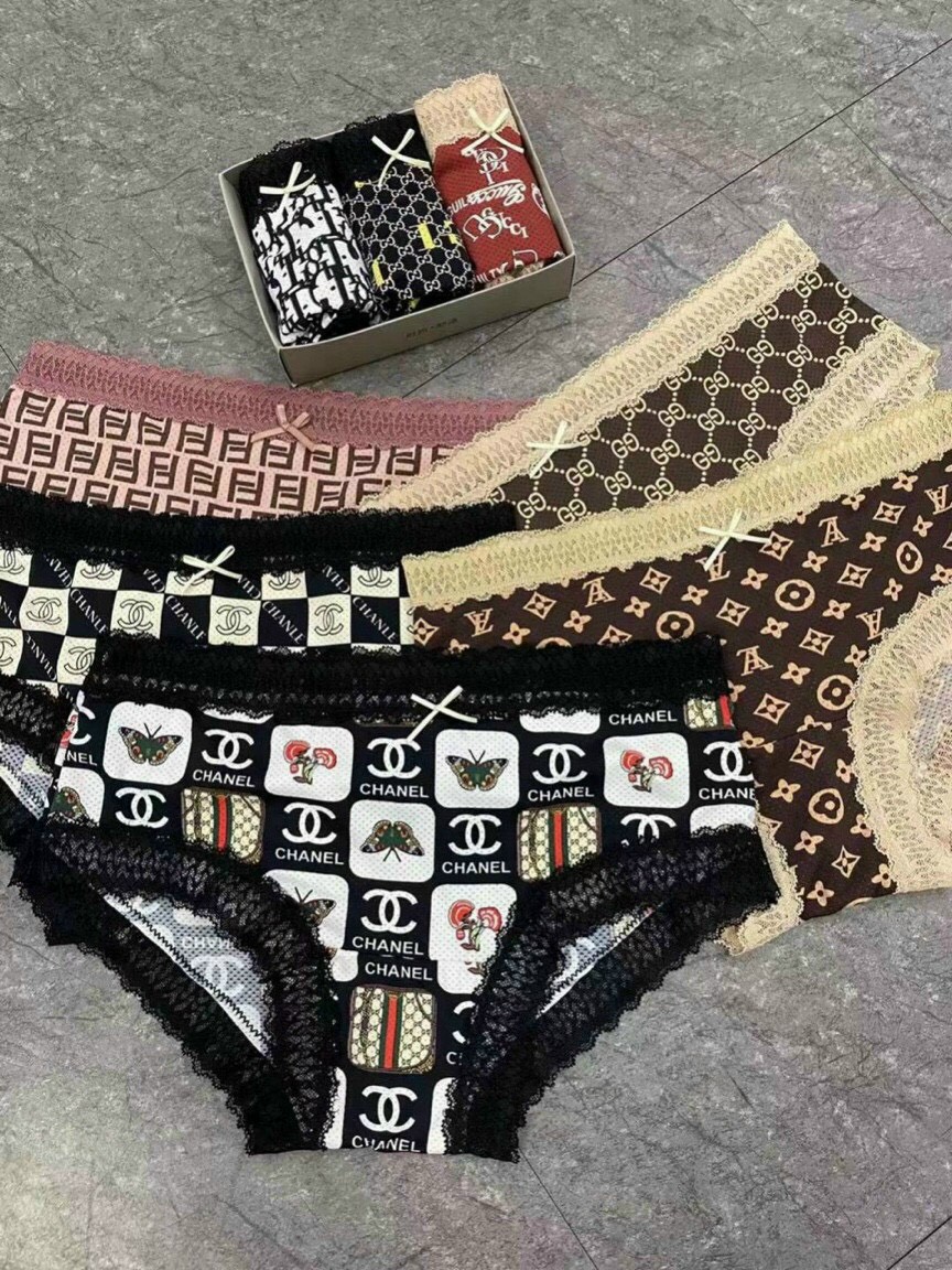 Combo 5 quần lót nữ su thông hơi viền ren cao cấp