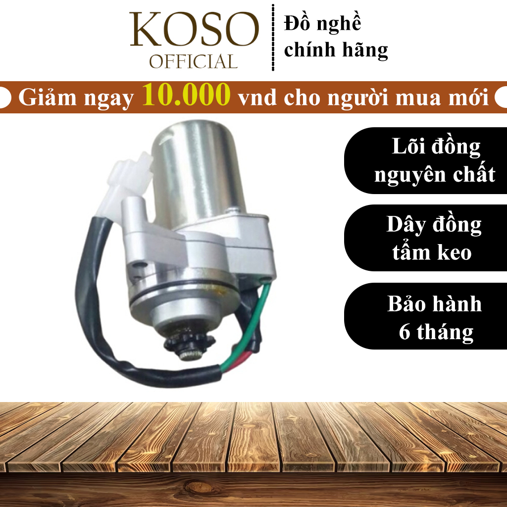 Củ đề Dream ,Wave hãng MITSUBA KOSO ,đề êm nhẹ cho xe Wave 100cc ,Wave thái, Wave nhỏ, Mô tơ đề, mô 