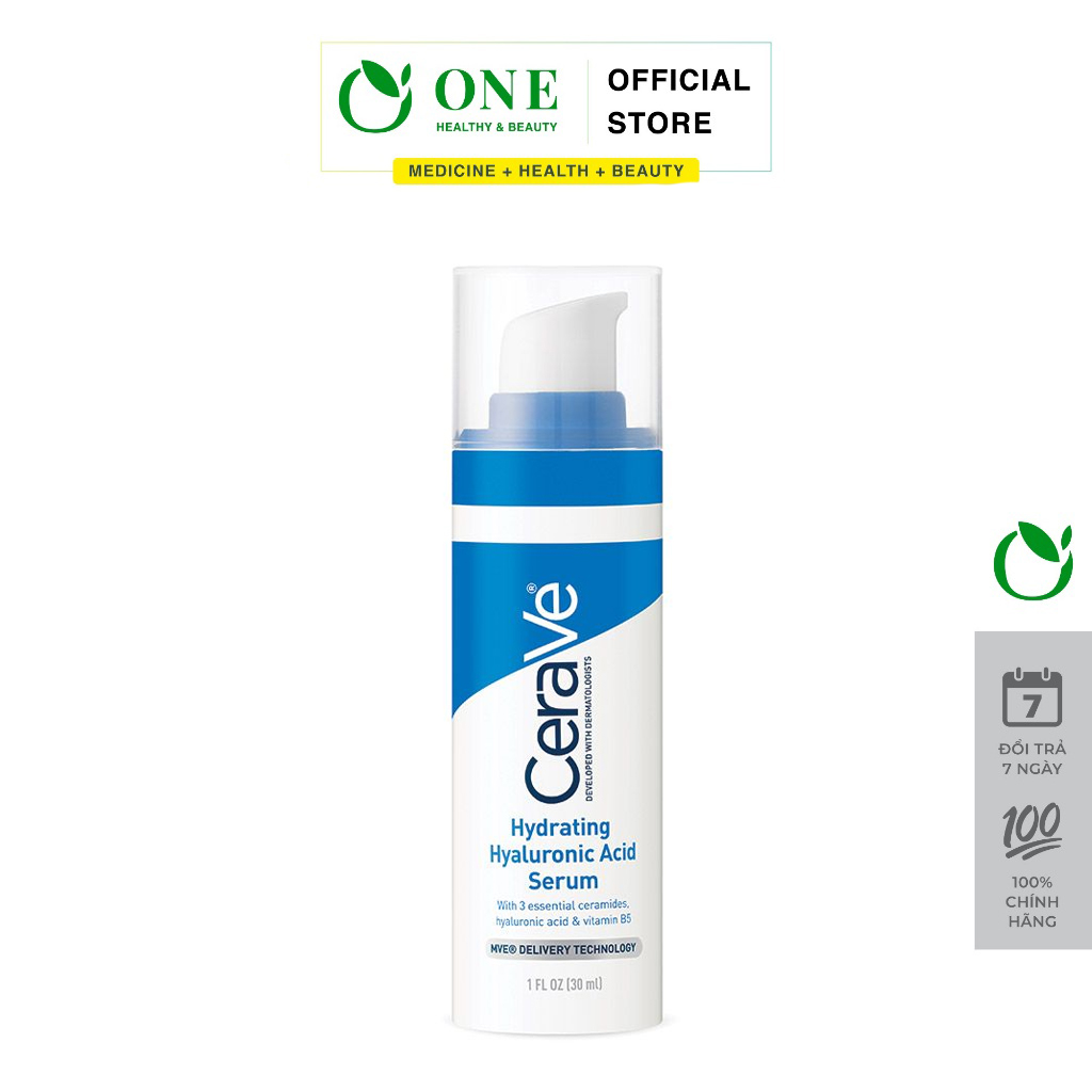 Serum cấp nước, cấp ẩm, phục hồi da Hydrating Hyaluronic Acid Serum 30ml