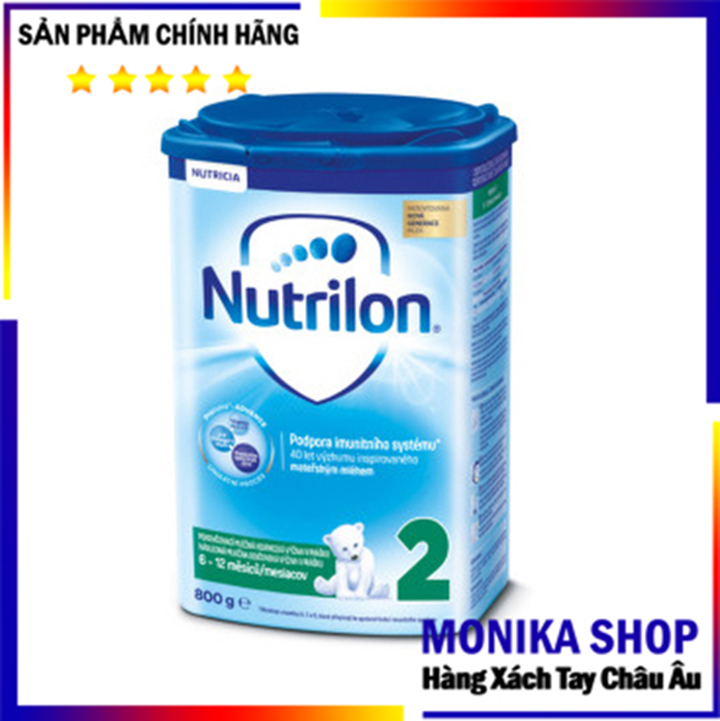 Sữa Nutrilon hàng xách tay Séc số 2 cho bé từ 6 đến 12 tháng (800gr)