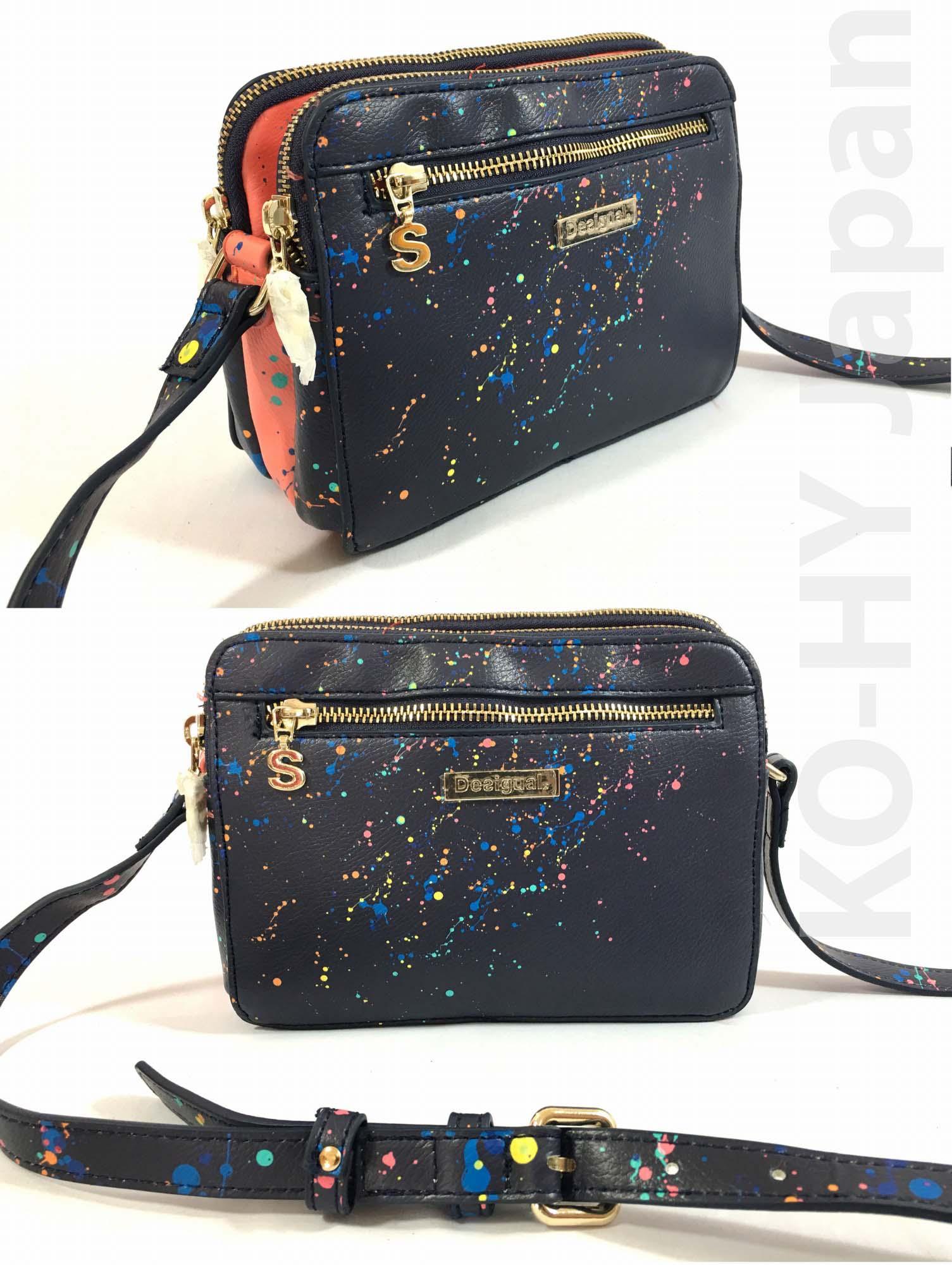 Túi Ví thời trang dành cho phái đẹp Desigual Handbag-black&pink