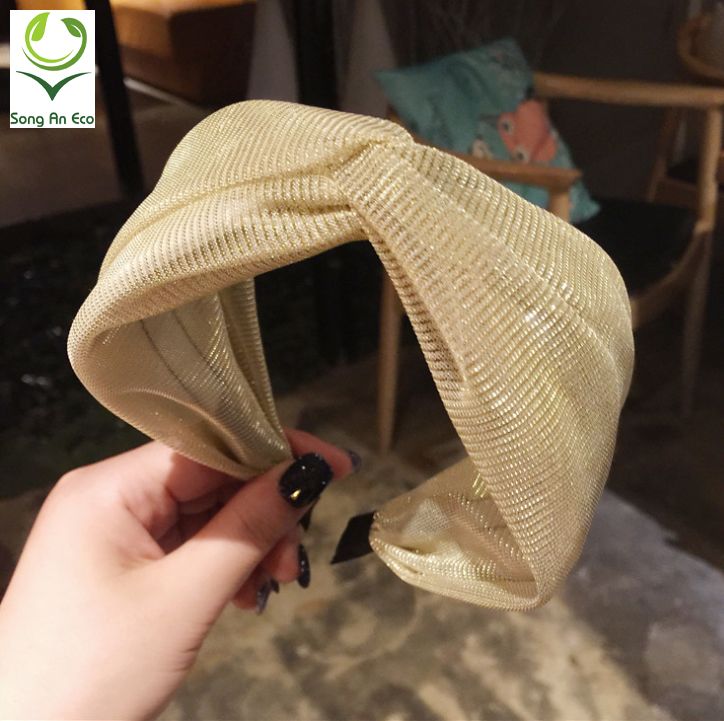 Bờm cài tóc vintage bản to sang trọng BN981
