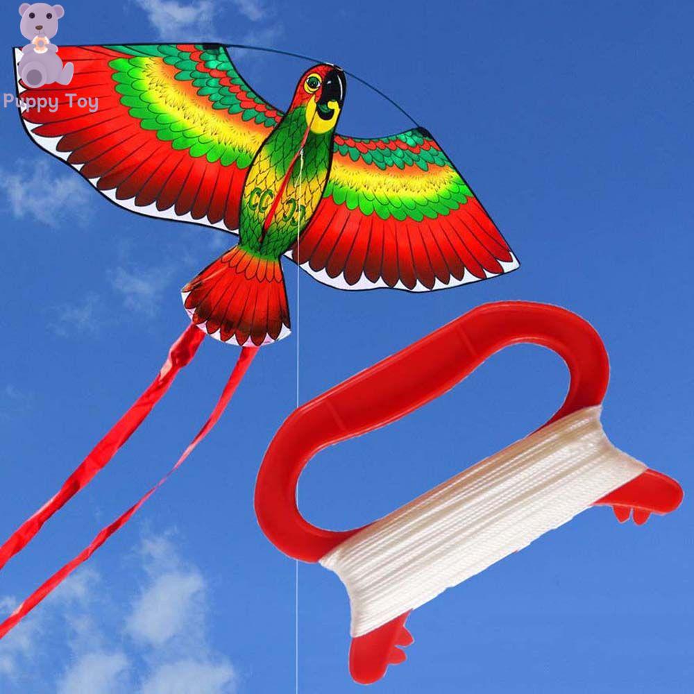 TESDFD Mùa xuân Thể thao ngoài trời Gầy Dụng cụ thả diều Nhựa Màu đỏ Phụ
