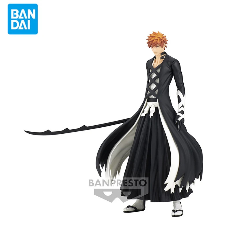 Ban đầu chính hãng Banpresto rắn và Linh Hồn Bleach 17cm Kurosaki Ichigo hành động mô hình búp bê phim hoạt hình trẻ em trẻ em Đồ chơi mát mẻ