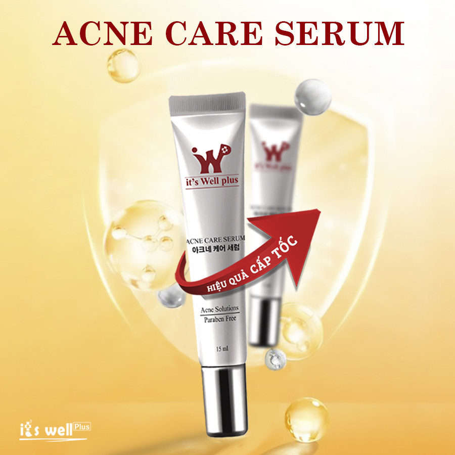 Serum Ngừa Mụn Tận Gốc Và Làm Đầy Sẹo It's Well Plus Acne Care Serum 15ml