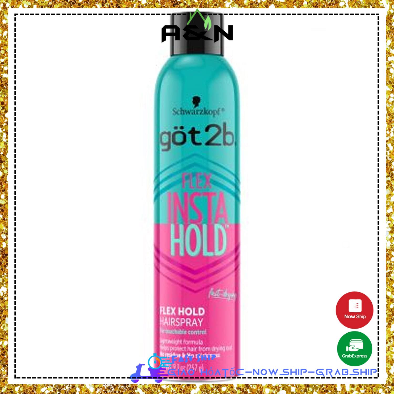 Keo xịt giữ nếp tóc Got2B Flex Insta Hold Hair Spray - 257g