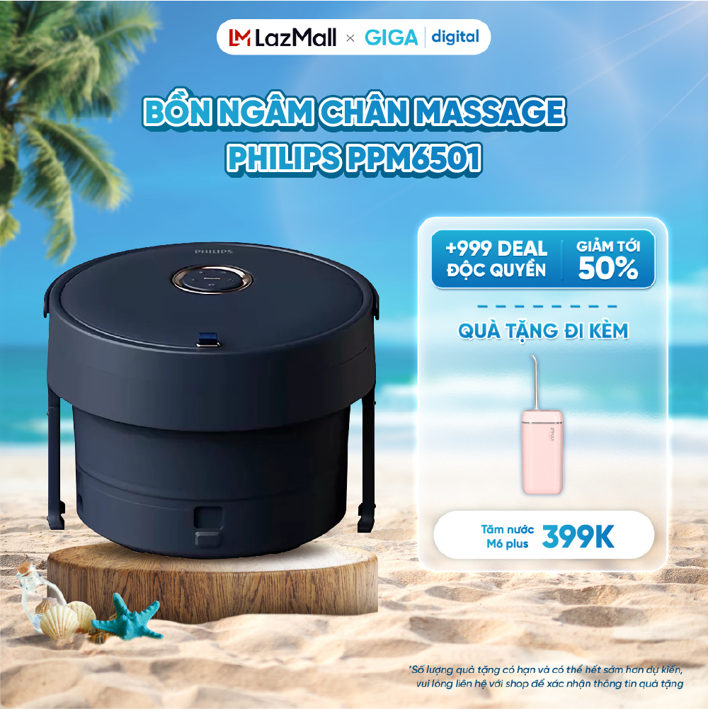 Bồn ngâm chân massage Philips PPM6501