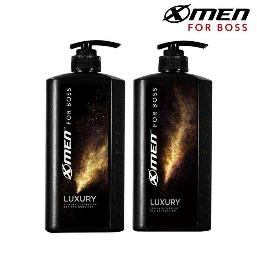Combo dầu gội nước hoa x-men for boss luxury 650g + sữa tắm nước hoa x-men for boss luxury 650g