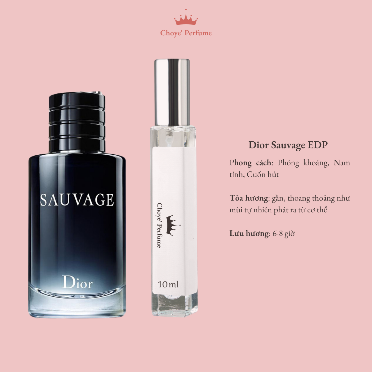 Mẫu nước hoa nam Dior Sauvage EDP 10ml