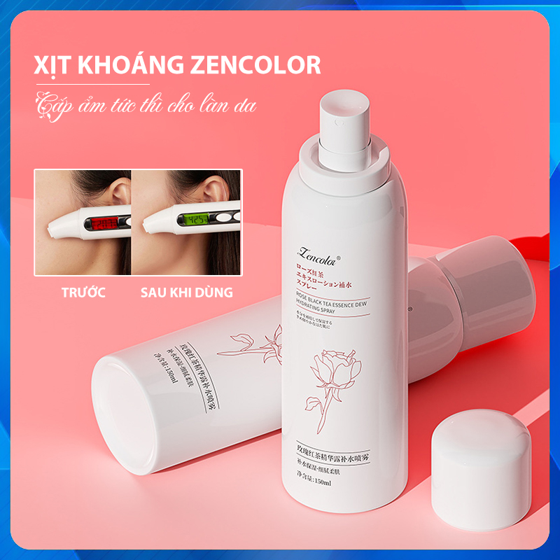 Xịt khoáng dưỡng ẩm, làm sáng da, xịt khoáng cấp nước làm dịu da, chống lão hóa, xịt khoáng nội địa Trung