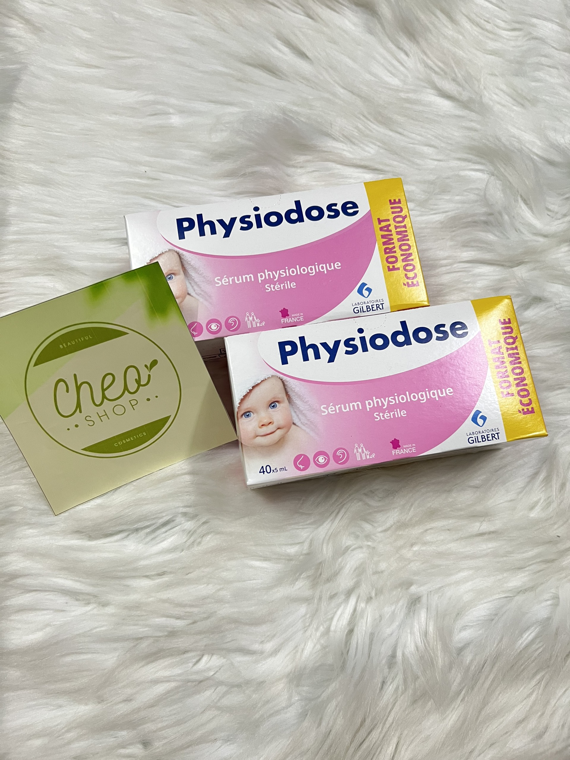 Nước muối sinh lý cho bé Physiodose Pháp