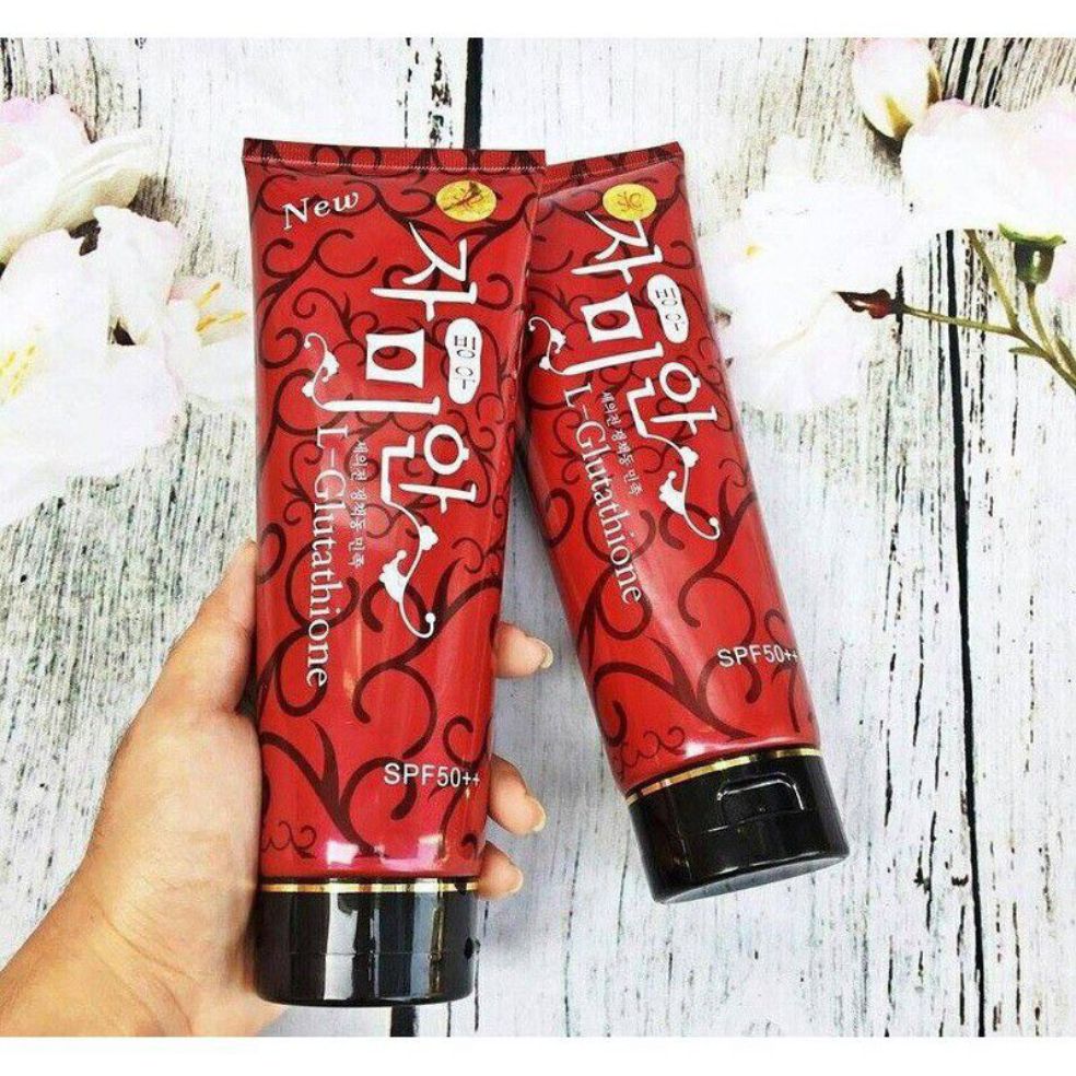 Kem dưỡng trắng da Body Lựu Đỏ L-Glutathione 300ml