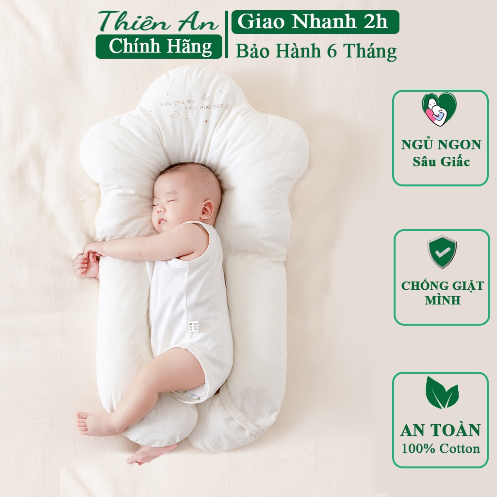Gối chữ u cho bé, gối ôm trẻ sơ sinh