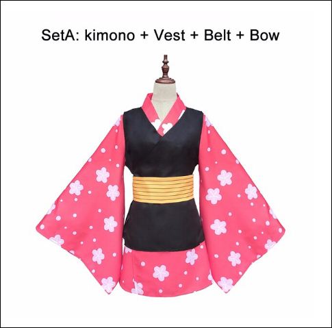 Bộ Trang Phục Hóa Trang Nữ Makomo Anime Demon Slayer Kimetsu Yaiba size S