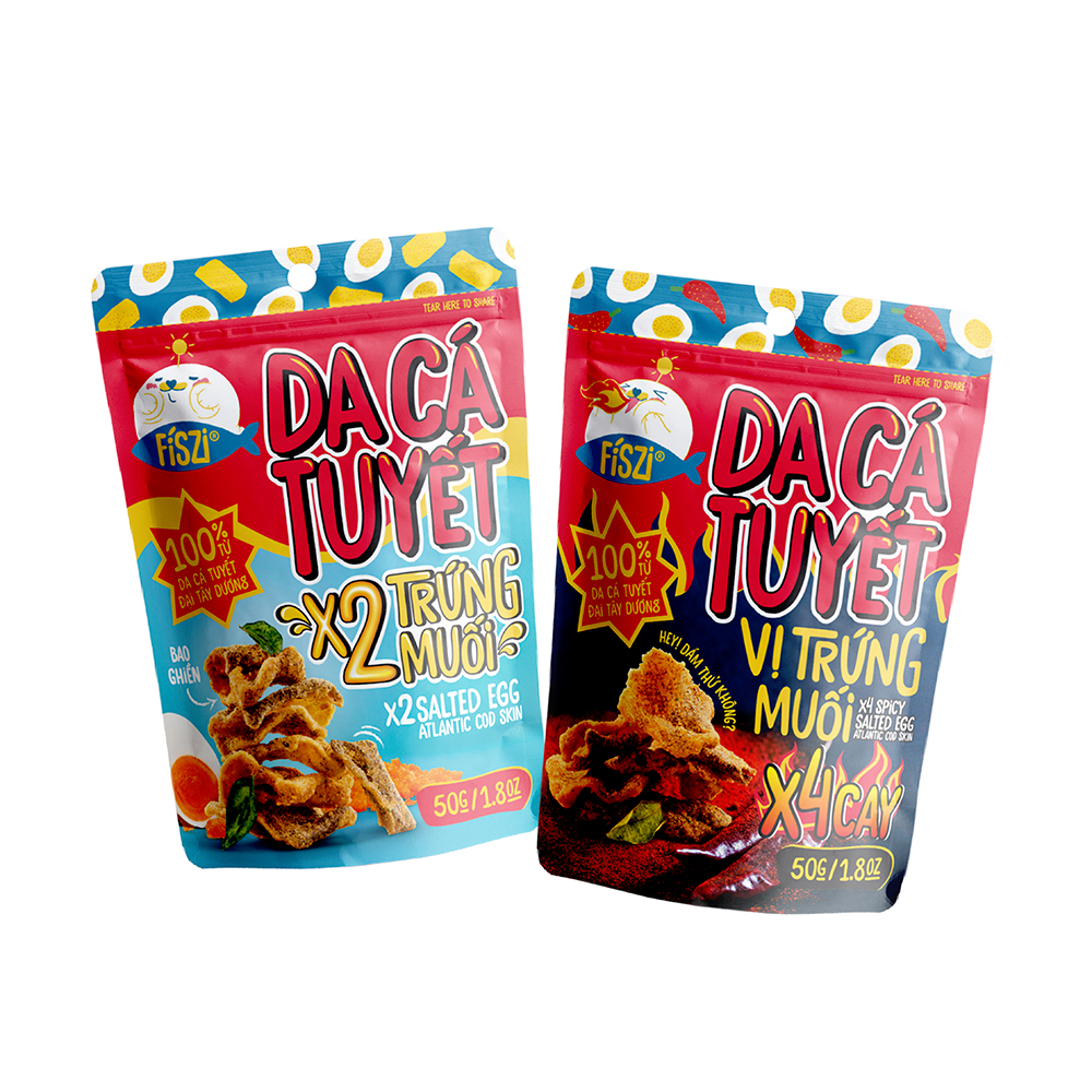 Da Cá Tuyết FISZI Combo Siêu Cay Siêu Trứng Muối