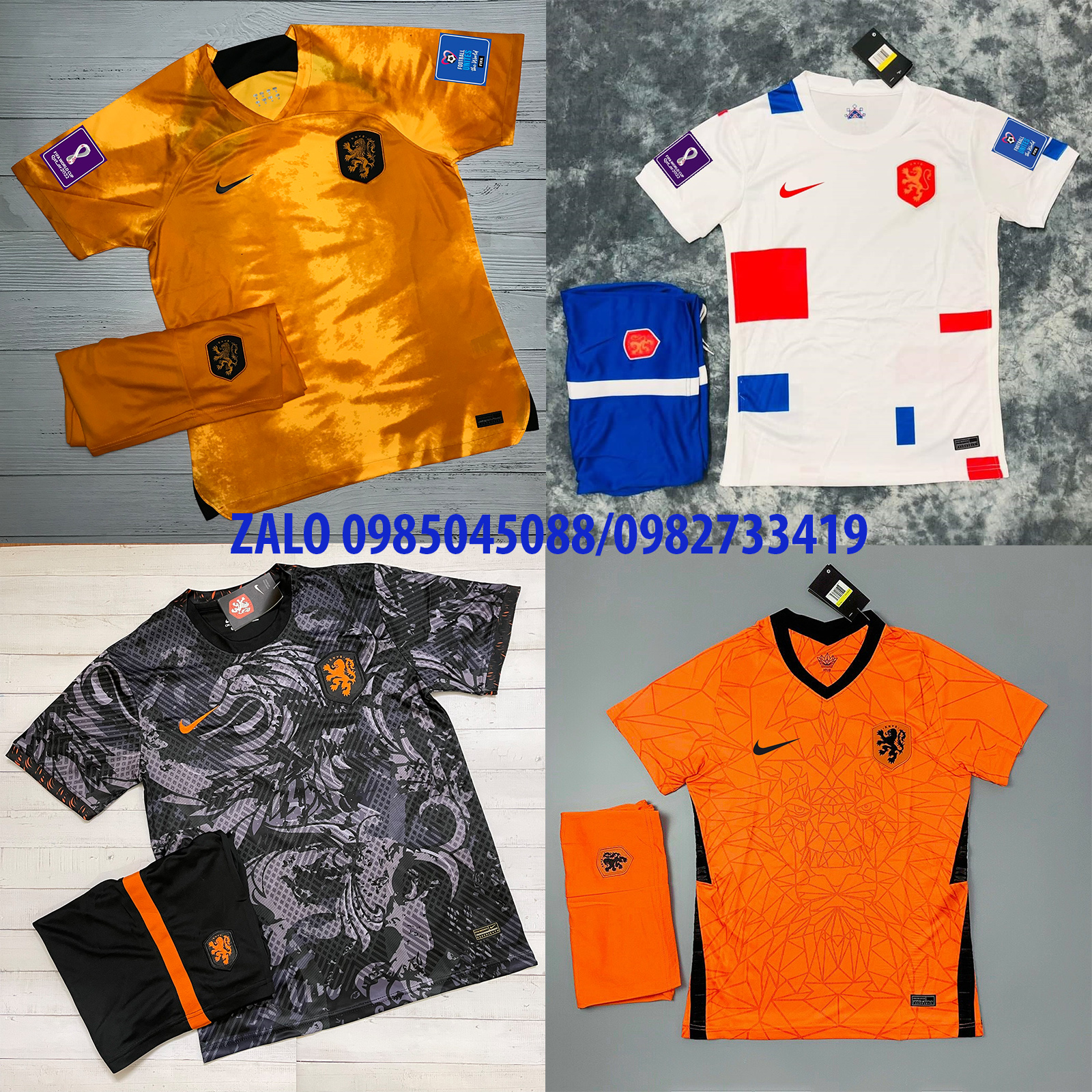 Áo Bóng Đá ĐỘI TUYỂN HÀ LAN-Vàng-Euro 2020- Chuẩn Mẫu Thi Đấu - Vải Thun Siêu Thoáng-Siêu Bền