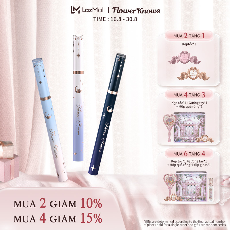 FlowerKnows Moonlight Mermaid Series Eyeliner 3 colors 0.5g