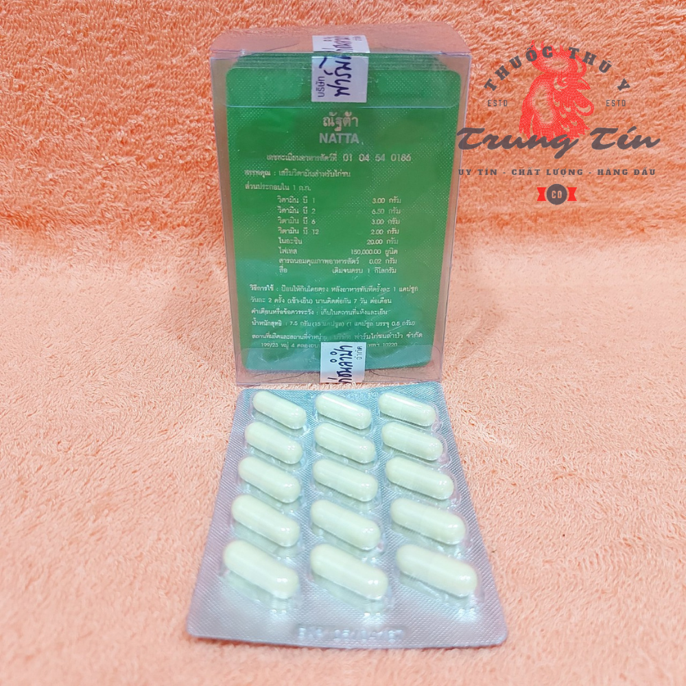 Natta - gà chướng diều - ăn không tiêu , thuốc gà đá , thuoc ga , dành cho gà đá