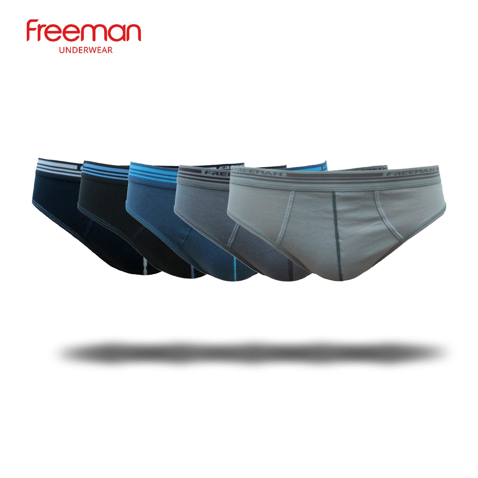 Combo 5 quần lót nam Freeman 6039 - chất liệu cotton