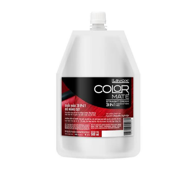 Colormate Duỗi Màu 3in1 Đỏ Măng Cụt (500ml) - LT2026