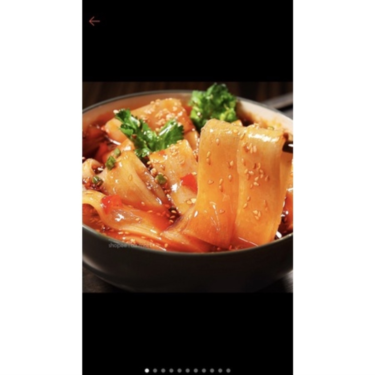 Miến dẹt trùng Khánh - Miến khoai lang thả lẩu
