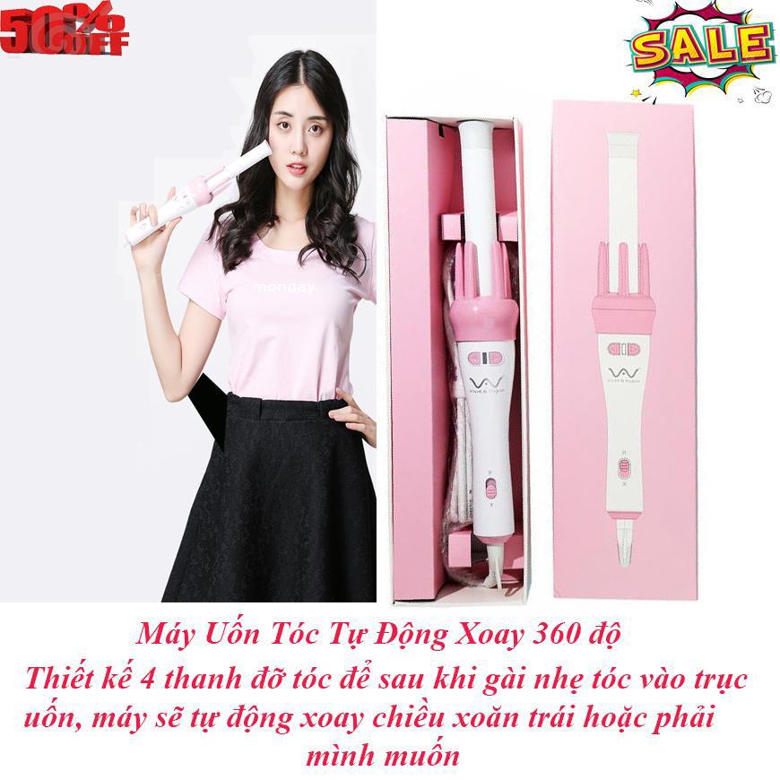 [HCM]Làm tóc đẹp mà không cần phải ra tiệmmáy uốn tóc đa năngMáy uốn tóc máy uốn tóc koria máy uốn settingMáy uốn tóc xoắn ốc tự động quay 360độ.BH 12 Tháng 1 đổi 1
