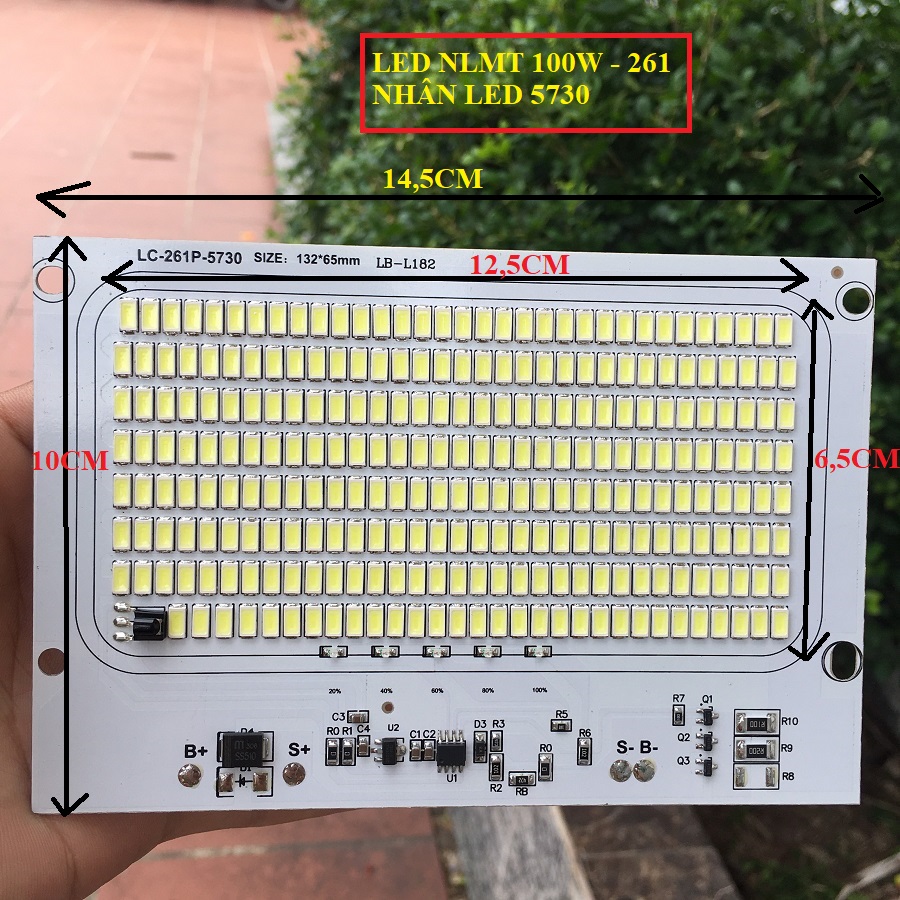 Chip Led thay cho đèn năng lượng mặt trời loại led 5730 pin 3,2V hoặc 3,7V