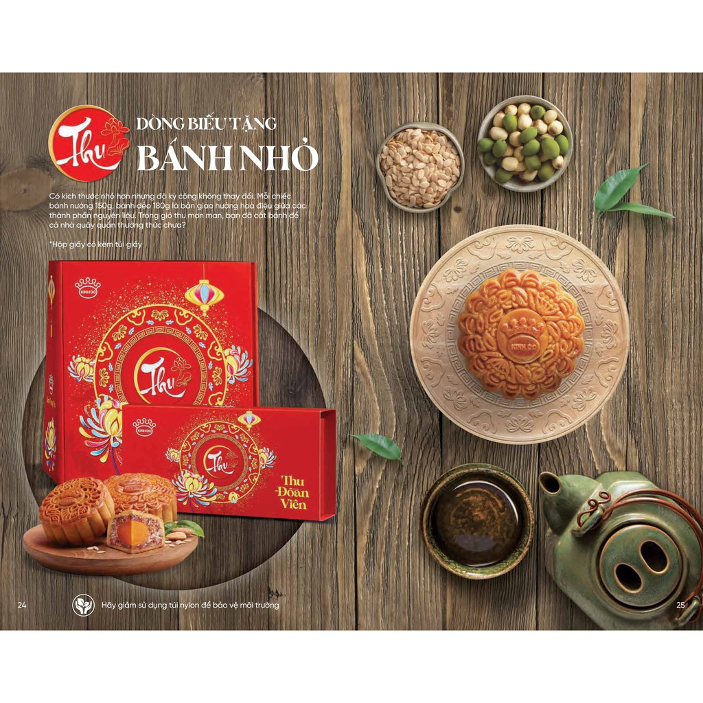Bánh trung thu kinh đô sữa dừa loại 1 trứng 150g